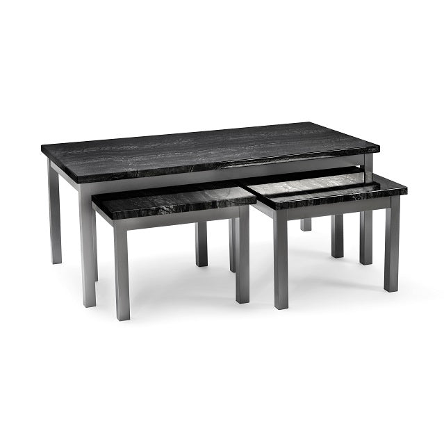 LUCY 2+1 COFFEE TABLE WITH 2X SIDE TABLE